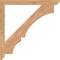 Ekena Millwork Balboa Slat Smooth Bracket, Western Red Cedar, 3 1/2"W x 46"D x 46"H BKT04X46X46BOA06SWR - alternate 2